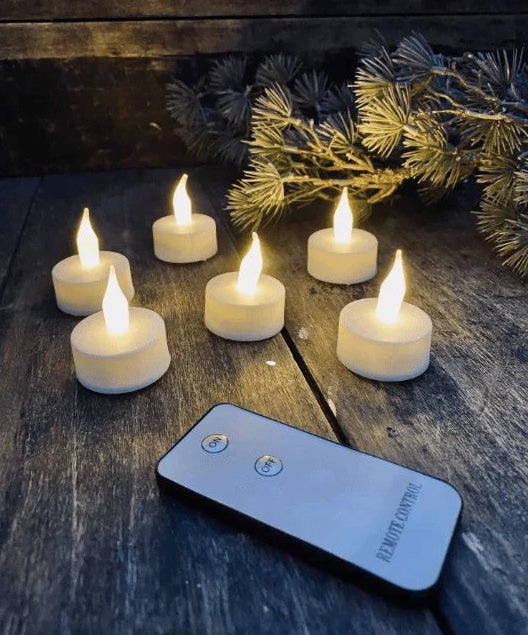 LED Teelichter mit Fernbedienung