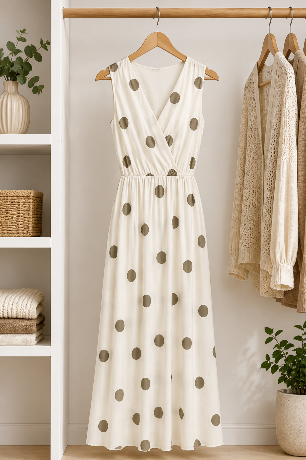 Kleid Linetta beige