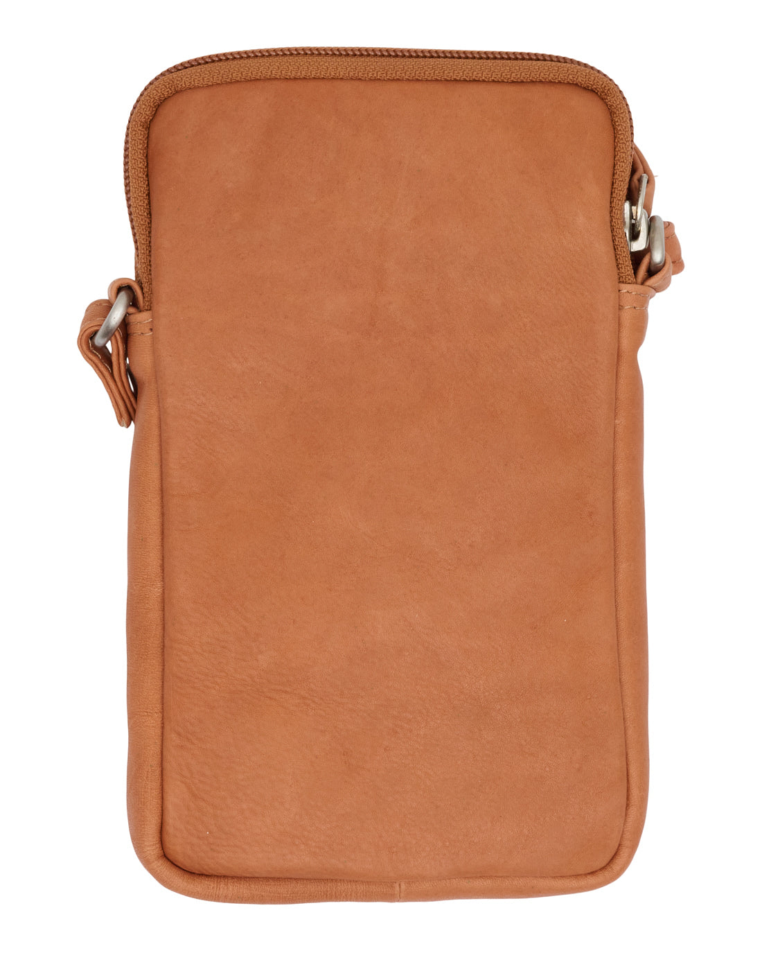 Handytasche Misse - Cognac / silber