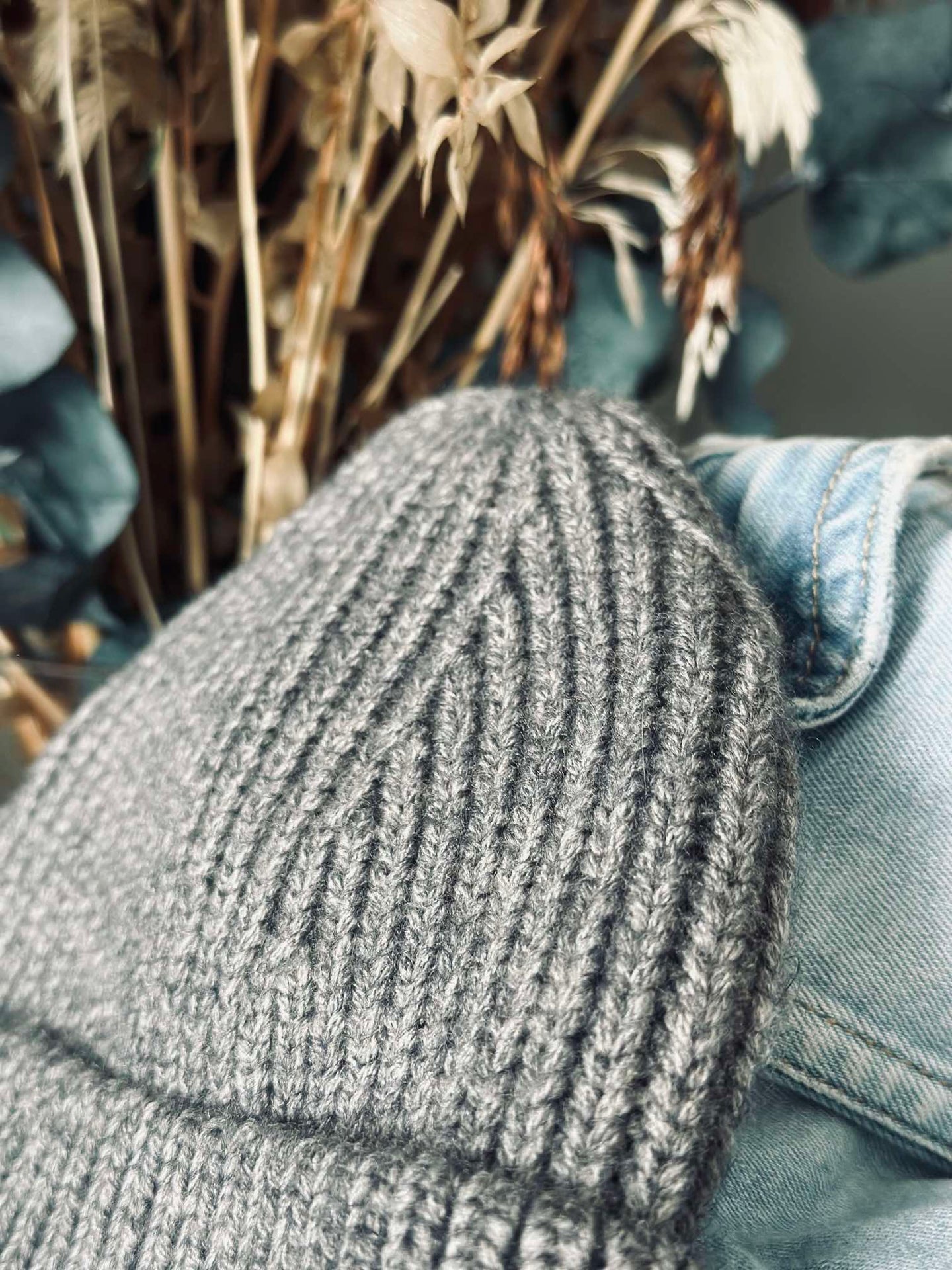 Beanie Mütze Grau