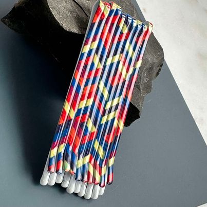 Haarnadeln color stripes - 10 Stk.