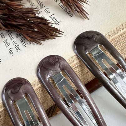 Haarspangen Beige Shimmer - 4 Stk.