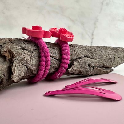 Haaraccessoires-Set Signe - Pink
