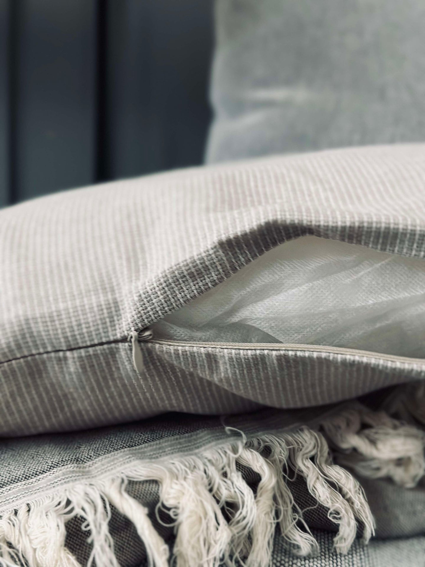 Kissen mit Füllung - Beige