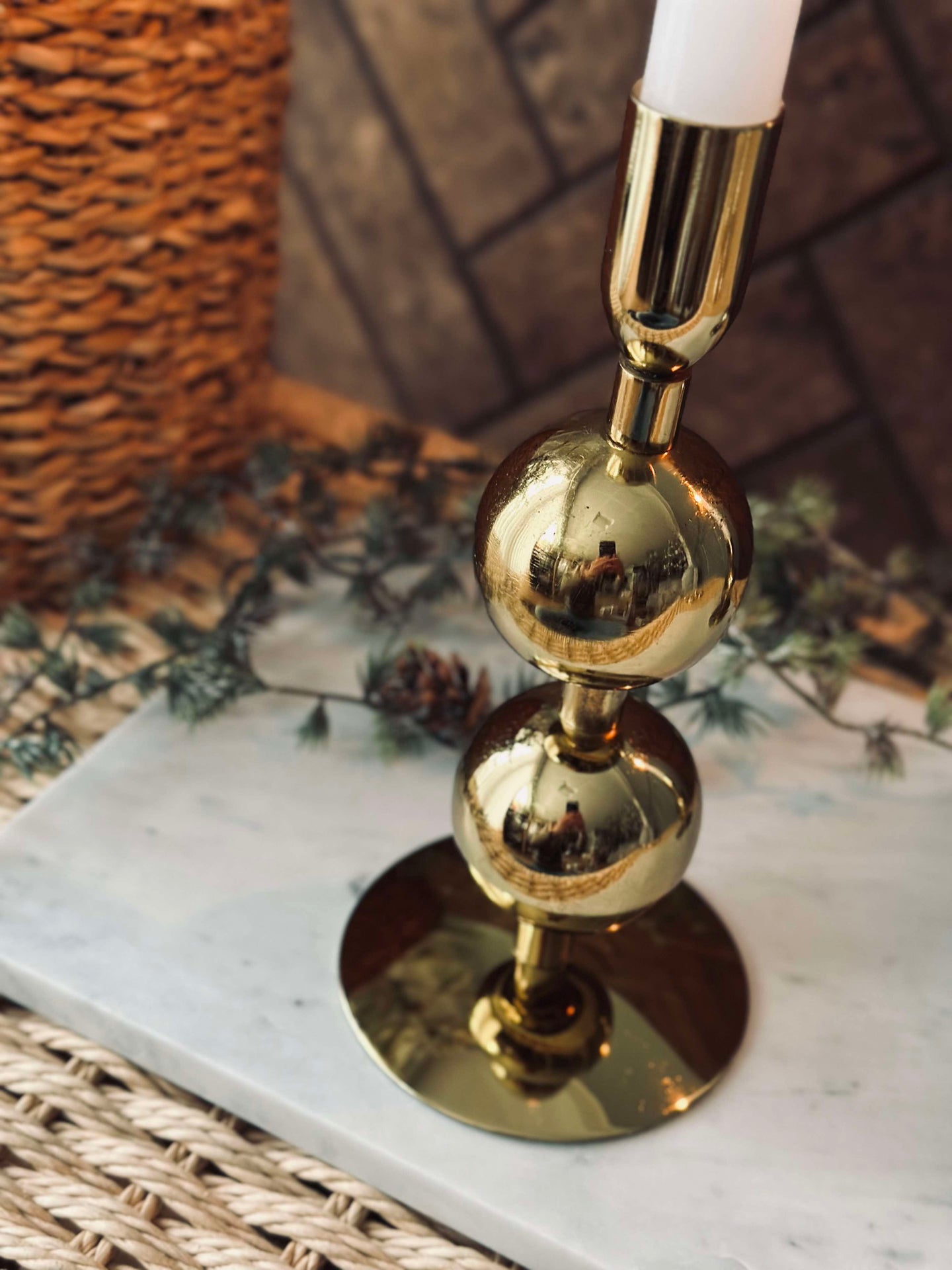 Kerzenhalter NOYA - Gold 20 cm
