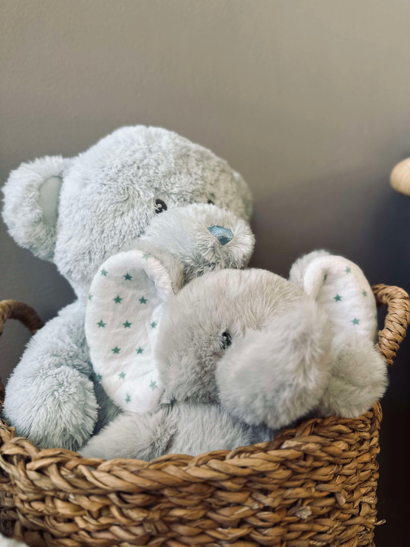 Plüsch-Elefant - 25cm - Grau