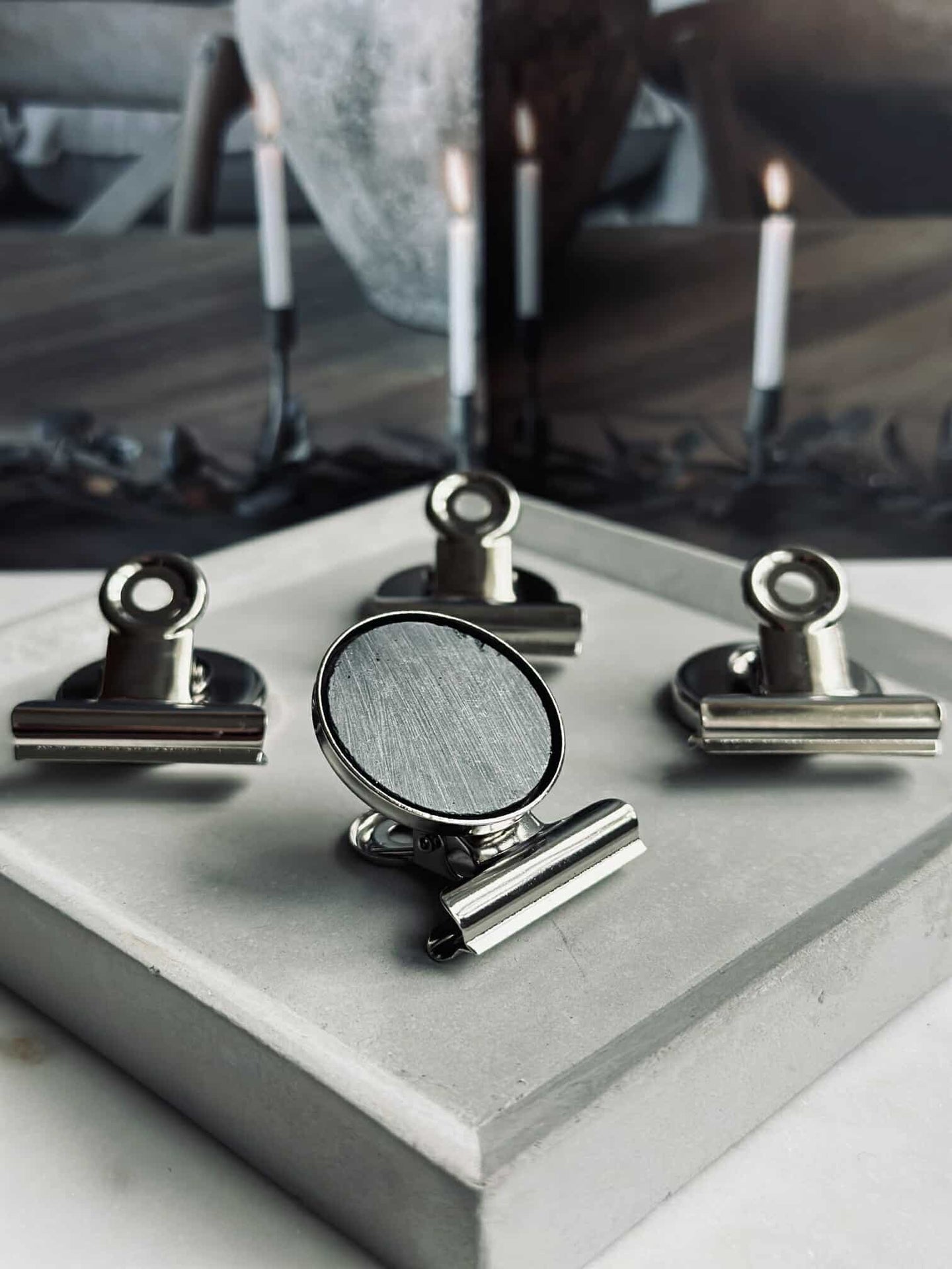 Magnete mit Klammern - 4 Stk.