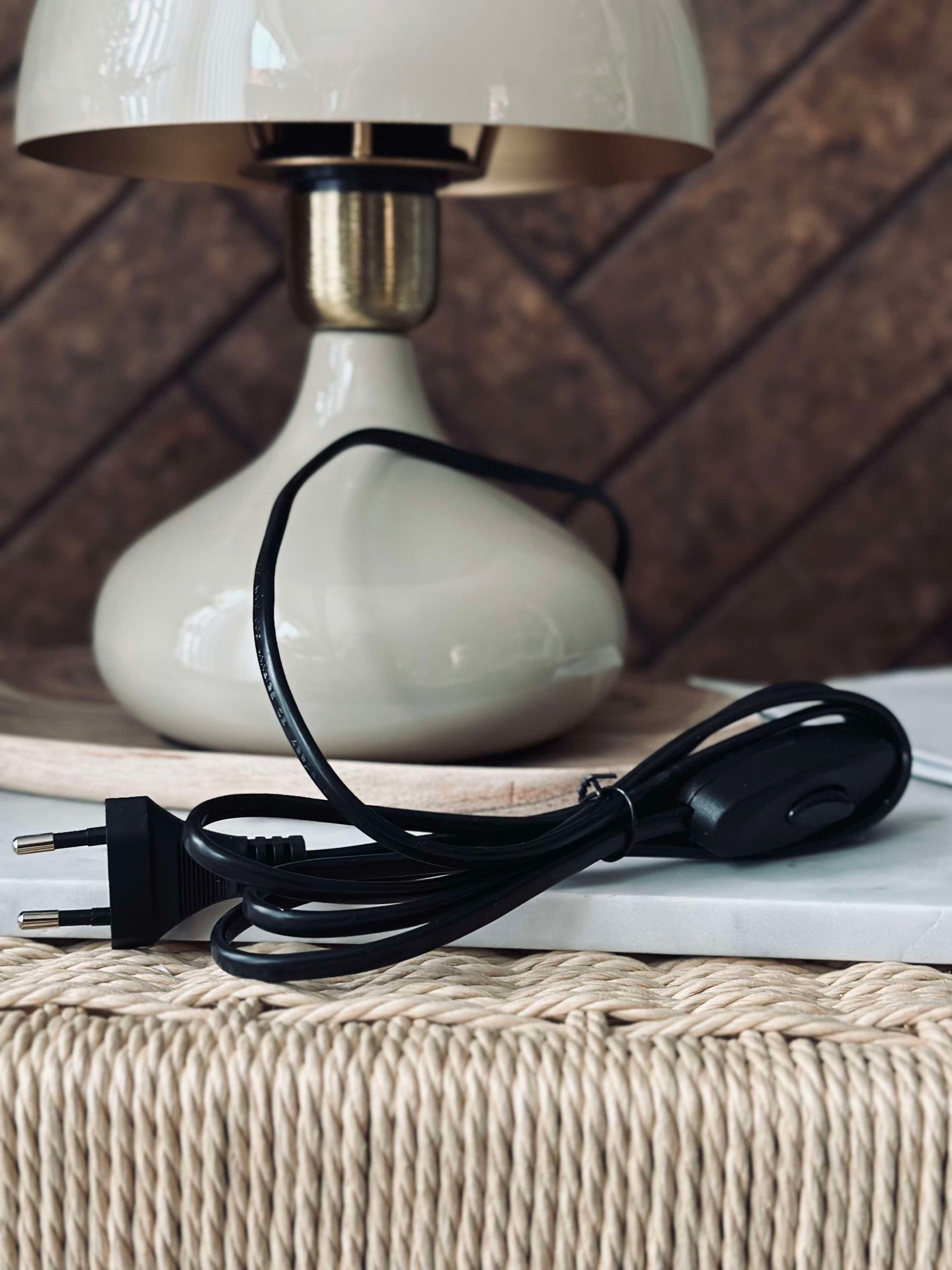 Tischlampe NOYA - Beige