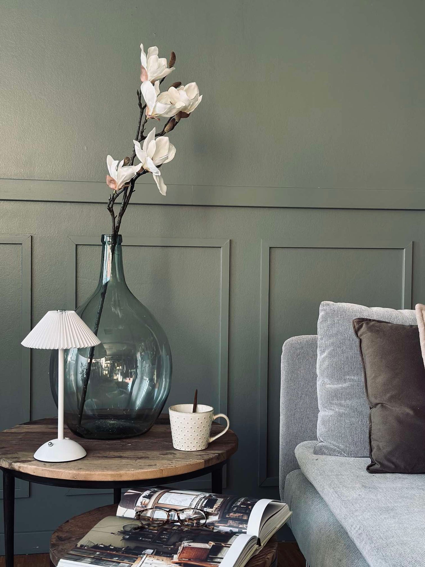 Magnolienzweig - 92 cm