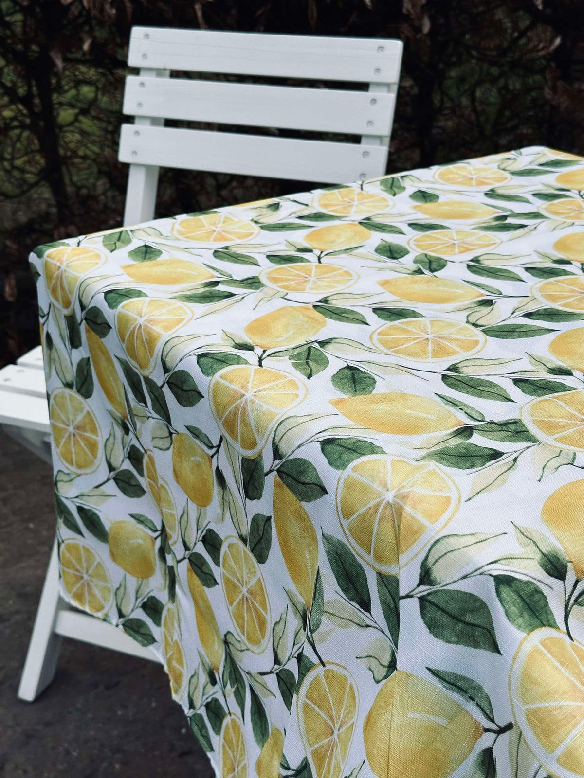 Tischdecke - Wasserabweisend 180x130 - Gelb Citrus