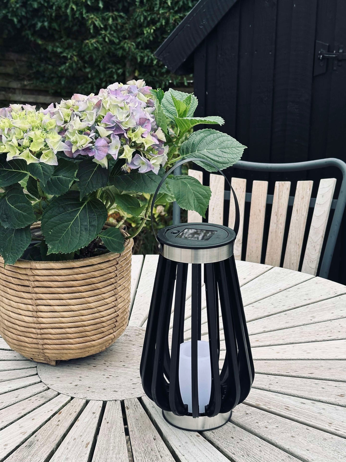 Laterne Solar black - Small