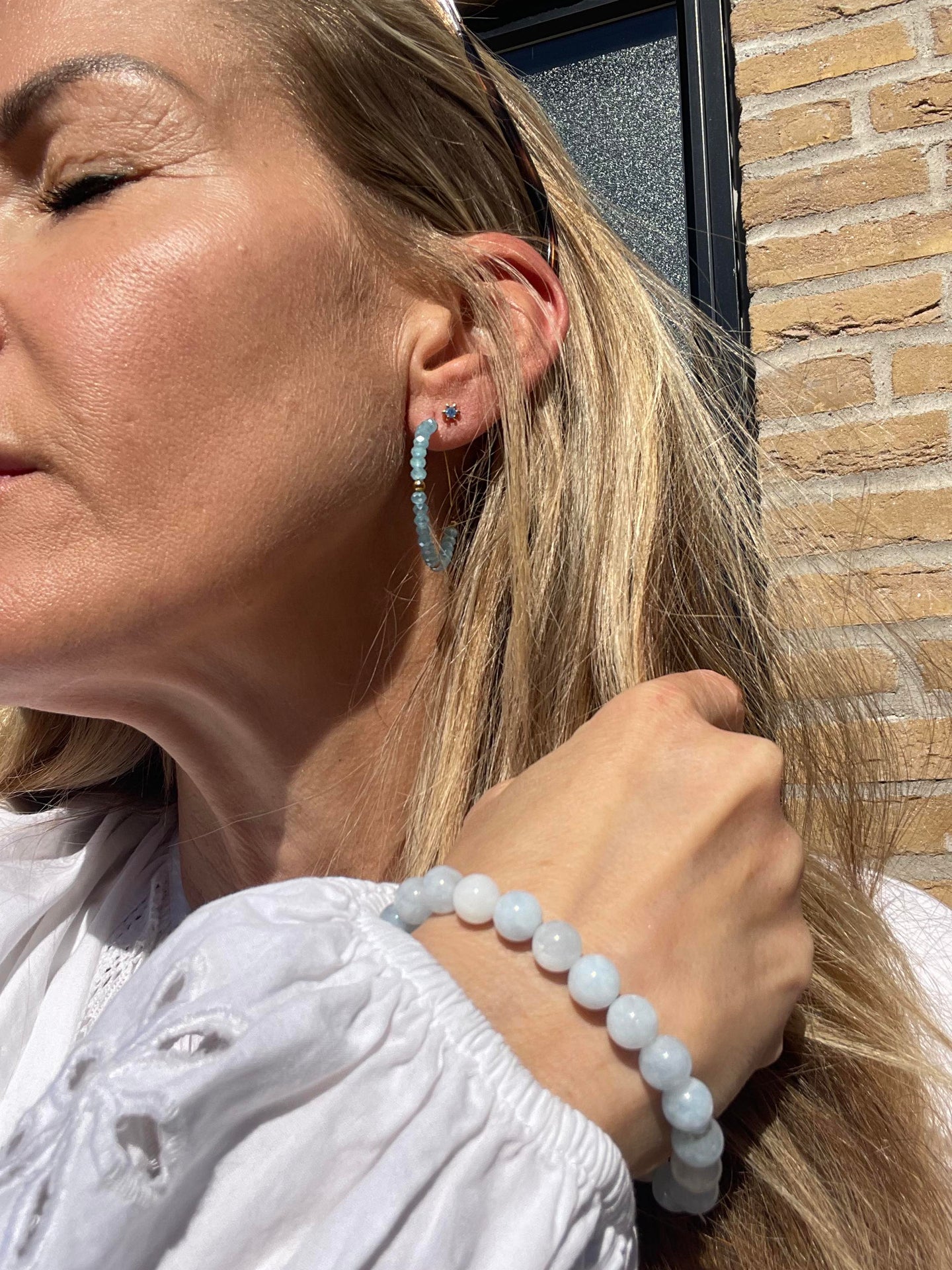 Ohrringe Merle – Ice Blue