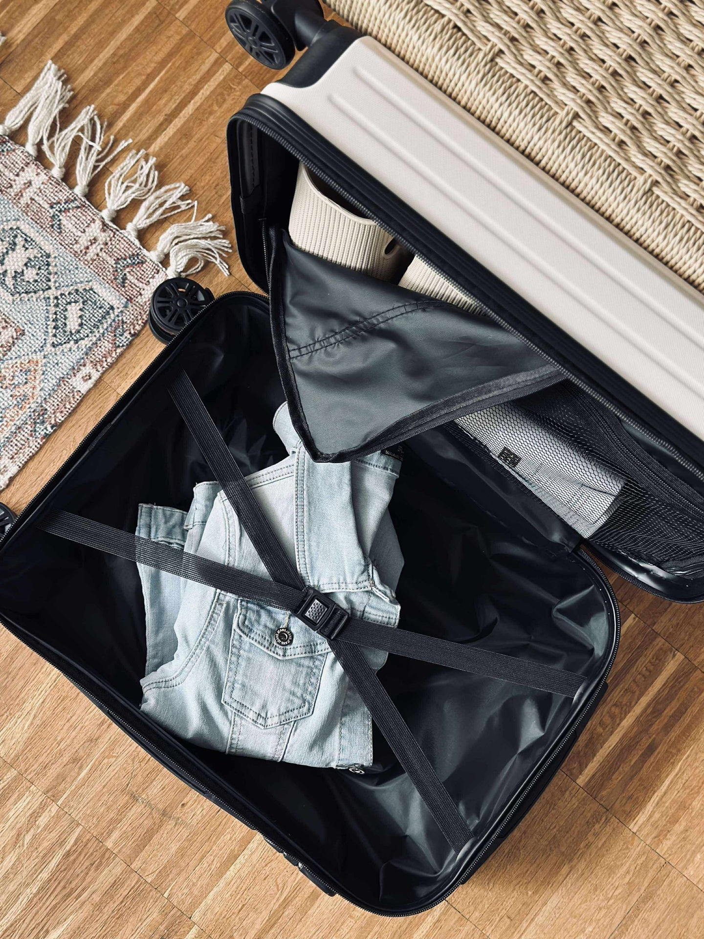 Koffer Trolley - Beige