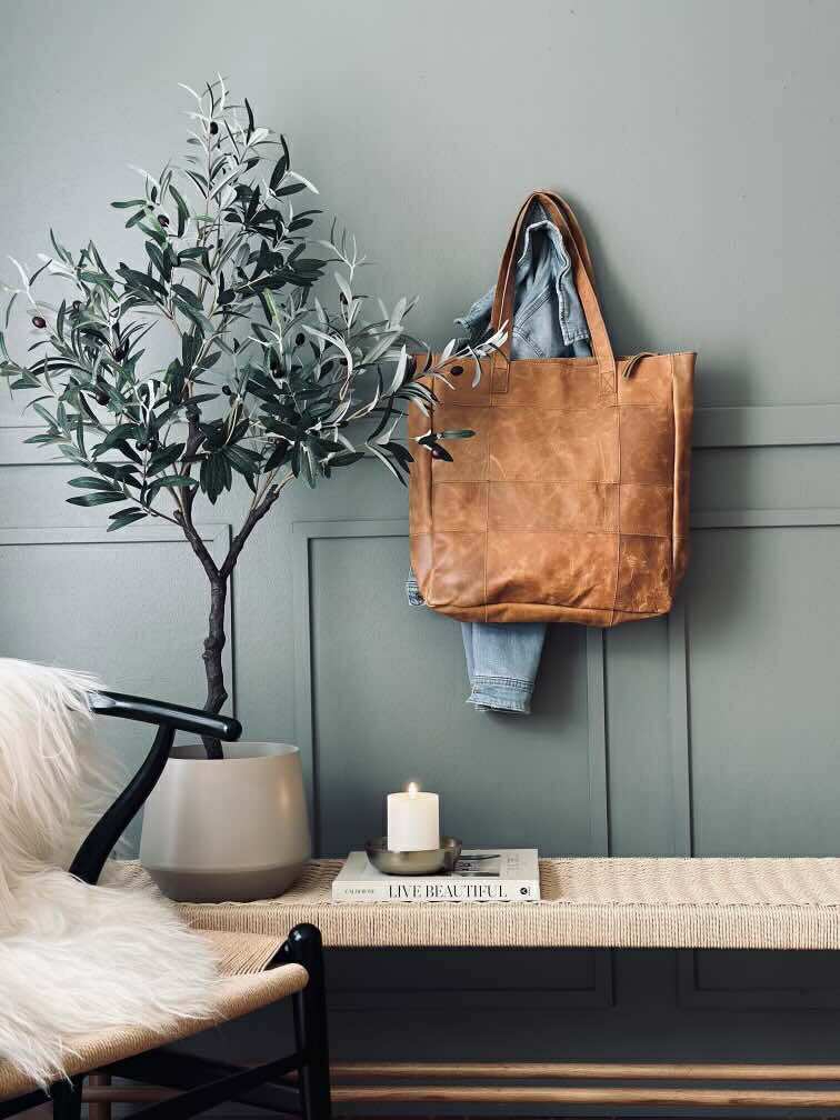 Shopper - Cognac / schwarz