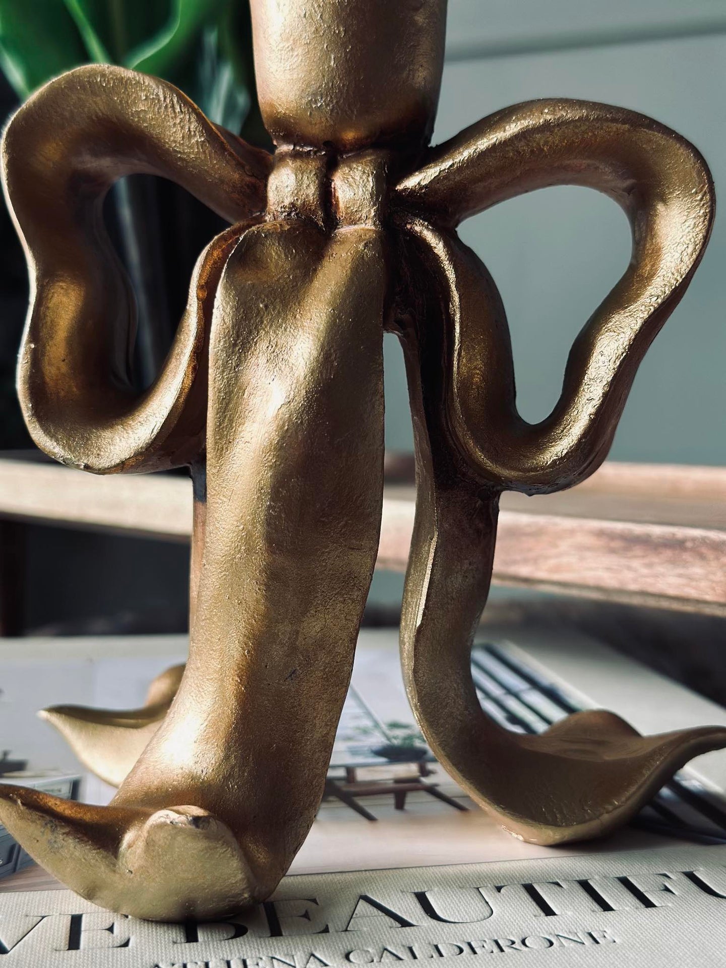 Kerzenhalter Golden butterfly