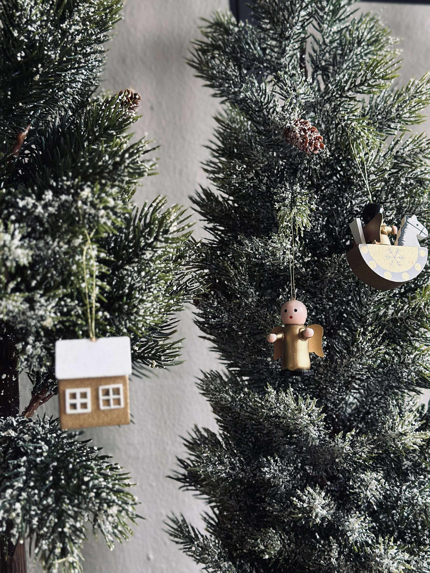Weihnachtsanhänger wood - 12 Stk.
