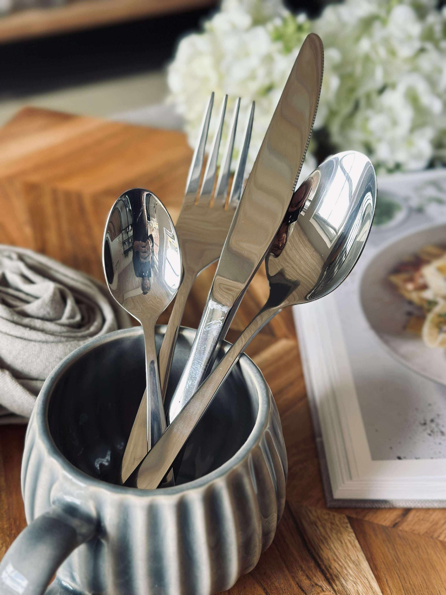 Besteck 16-teilig in Box - Steel