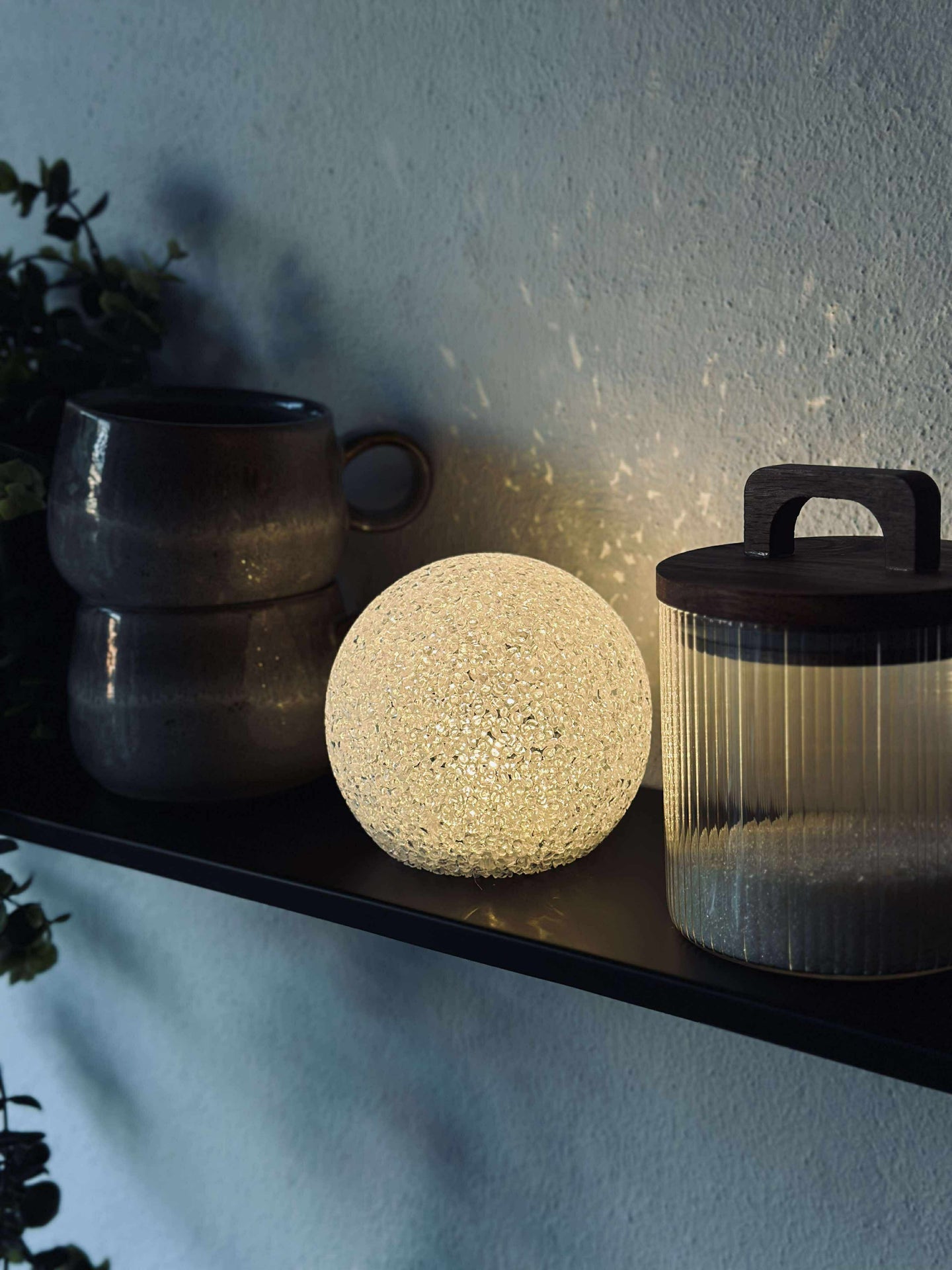 Kugel mit LED-Licht