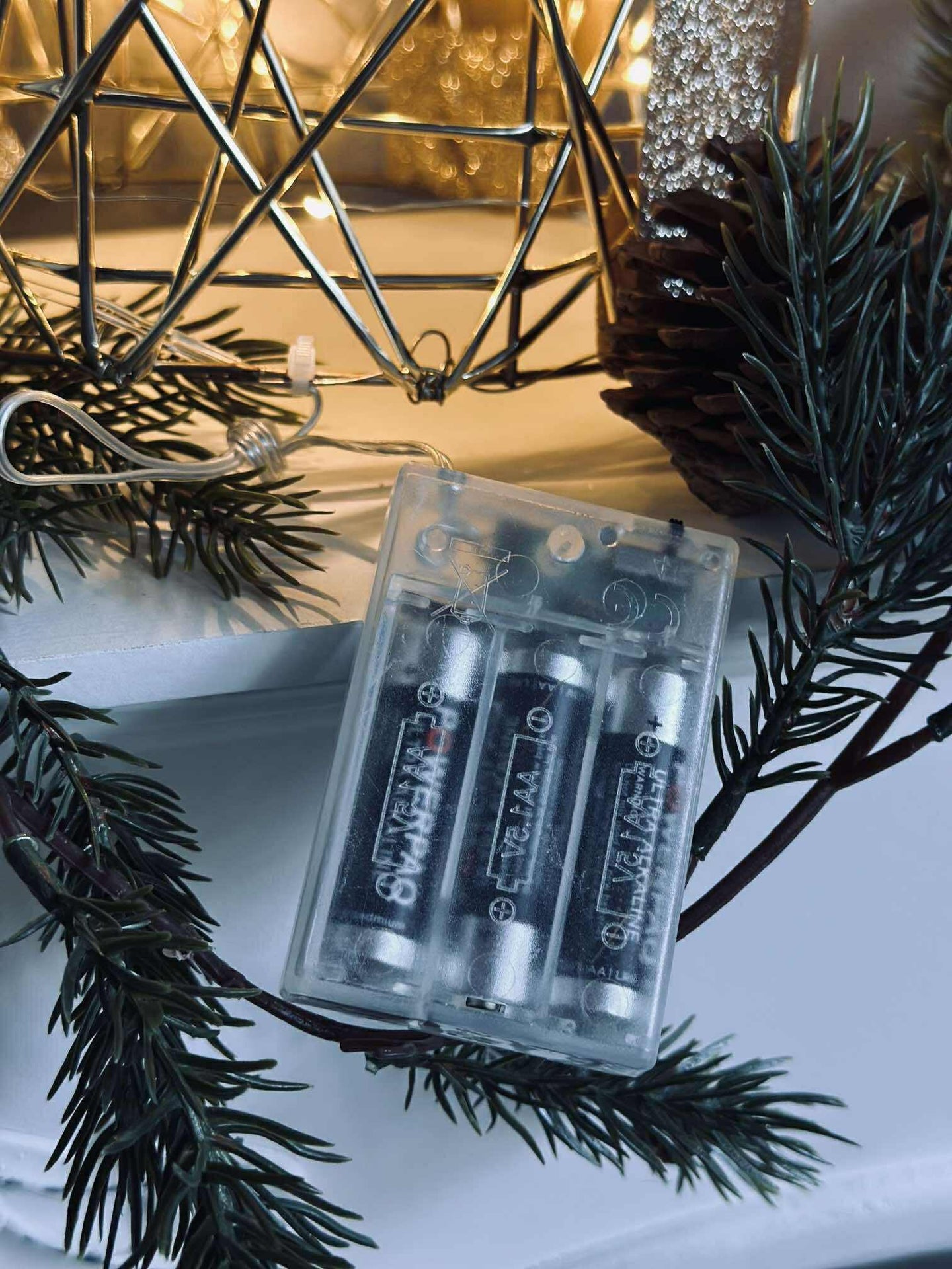 Weihnachtsgeschenke mit LED-Licht - 3 Stk.