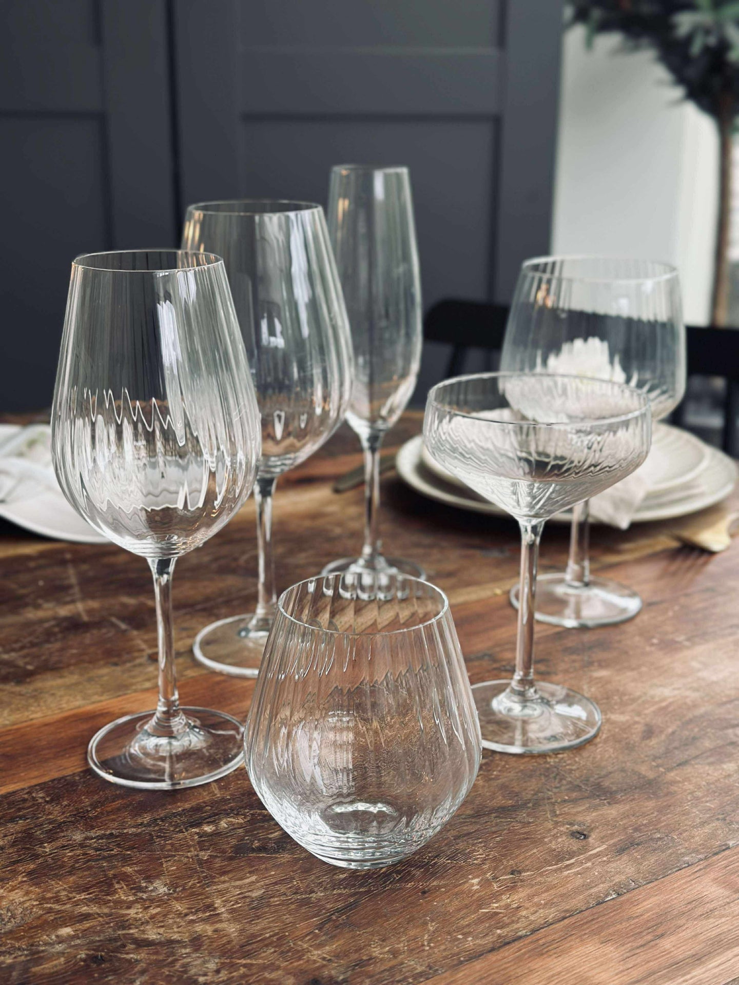 Wassergläser CRYSTAL - Set mit 4 Stk.