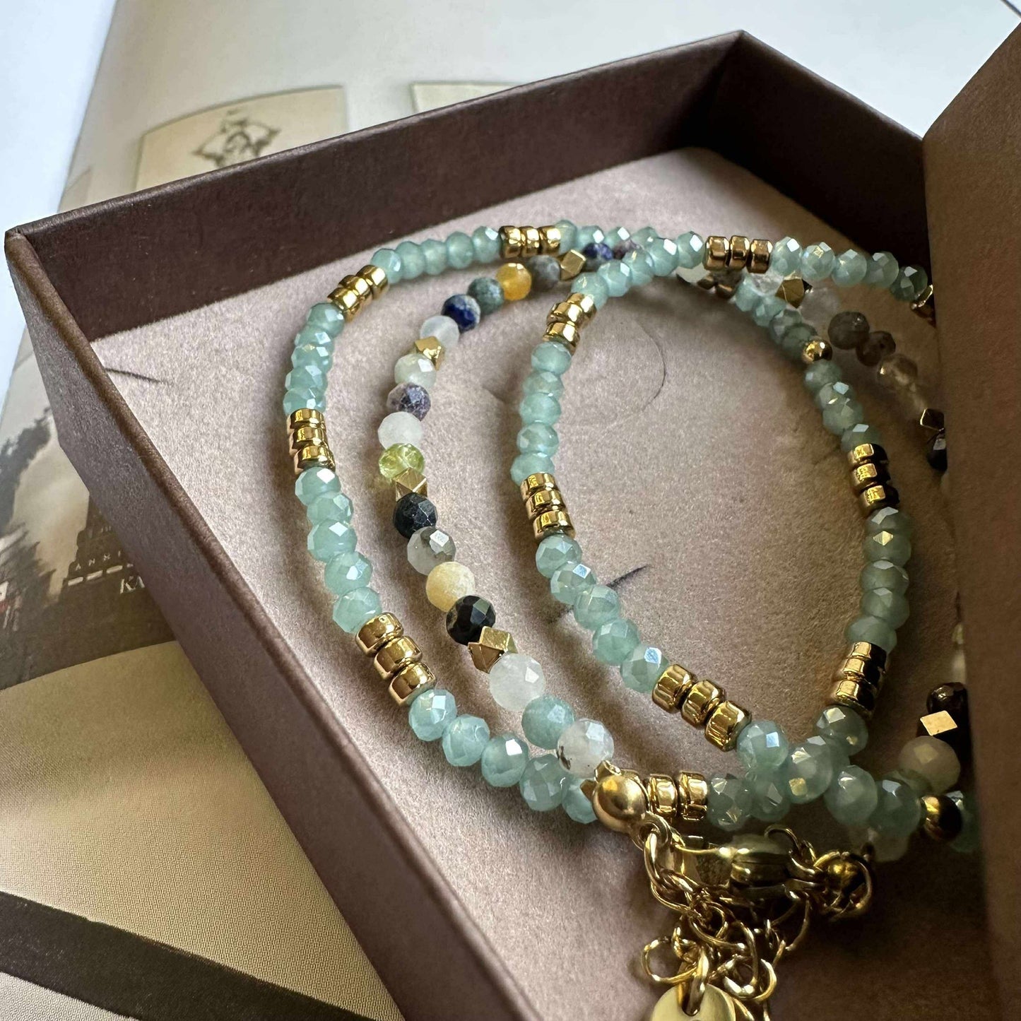 Armband Marika Aqua - Set mit 3 Stück