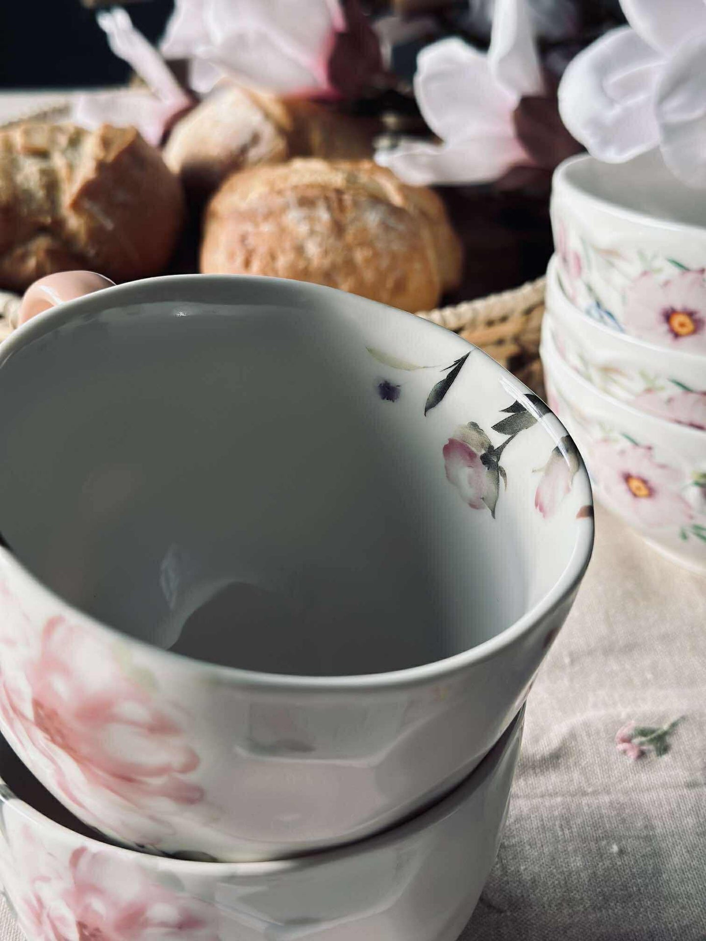 Becher Flora Rosa
