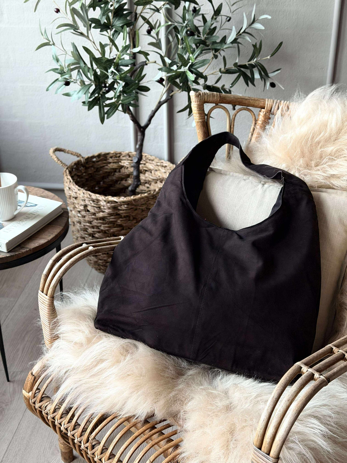 Shopper Wildleder - Coffee brown