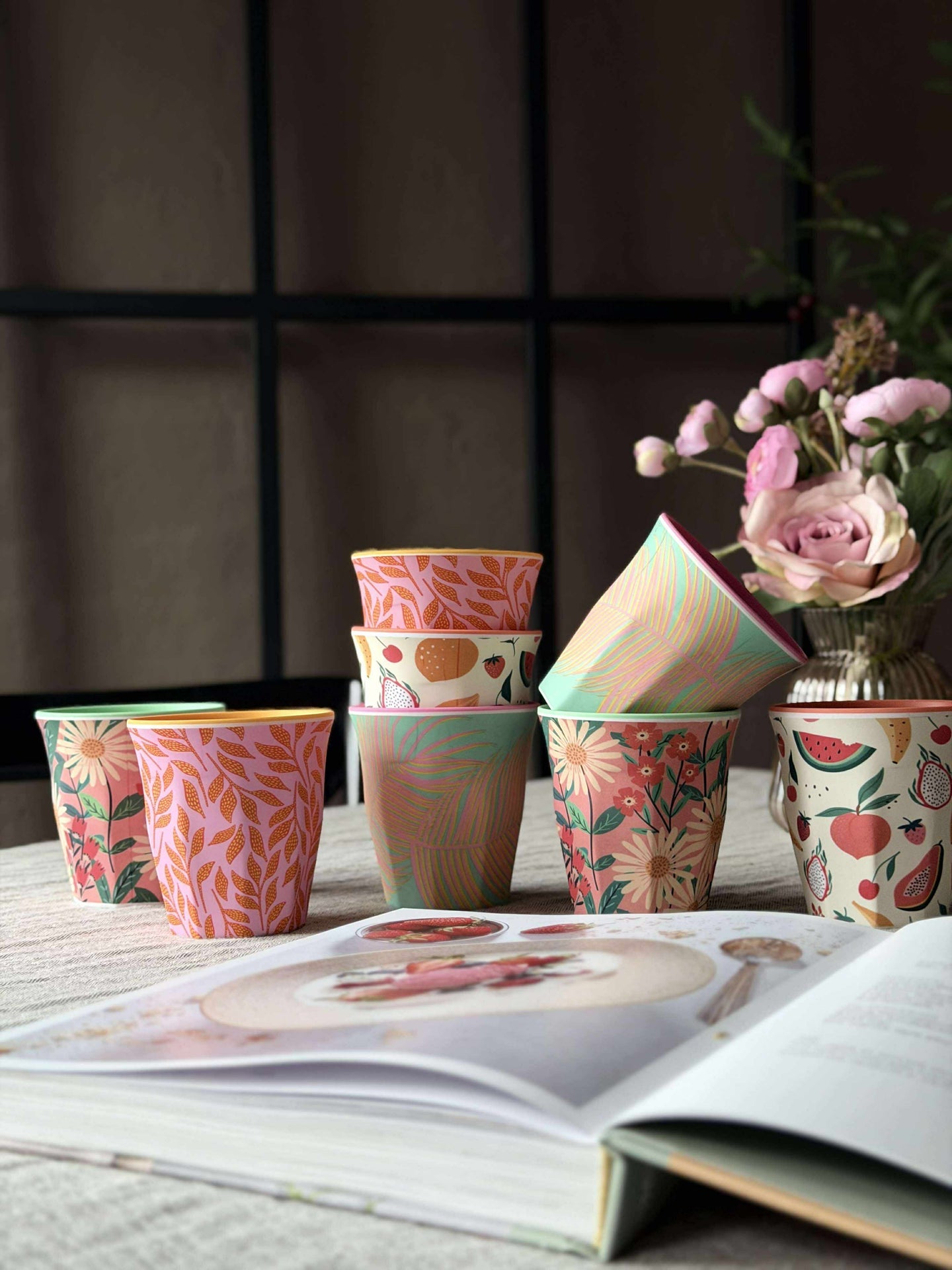 Tasse Flower Melamin - Mix