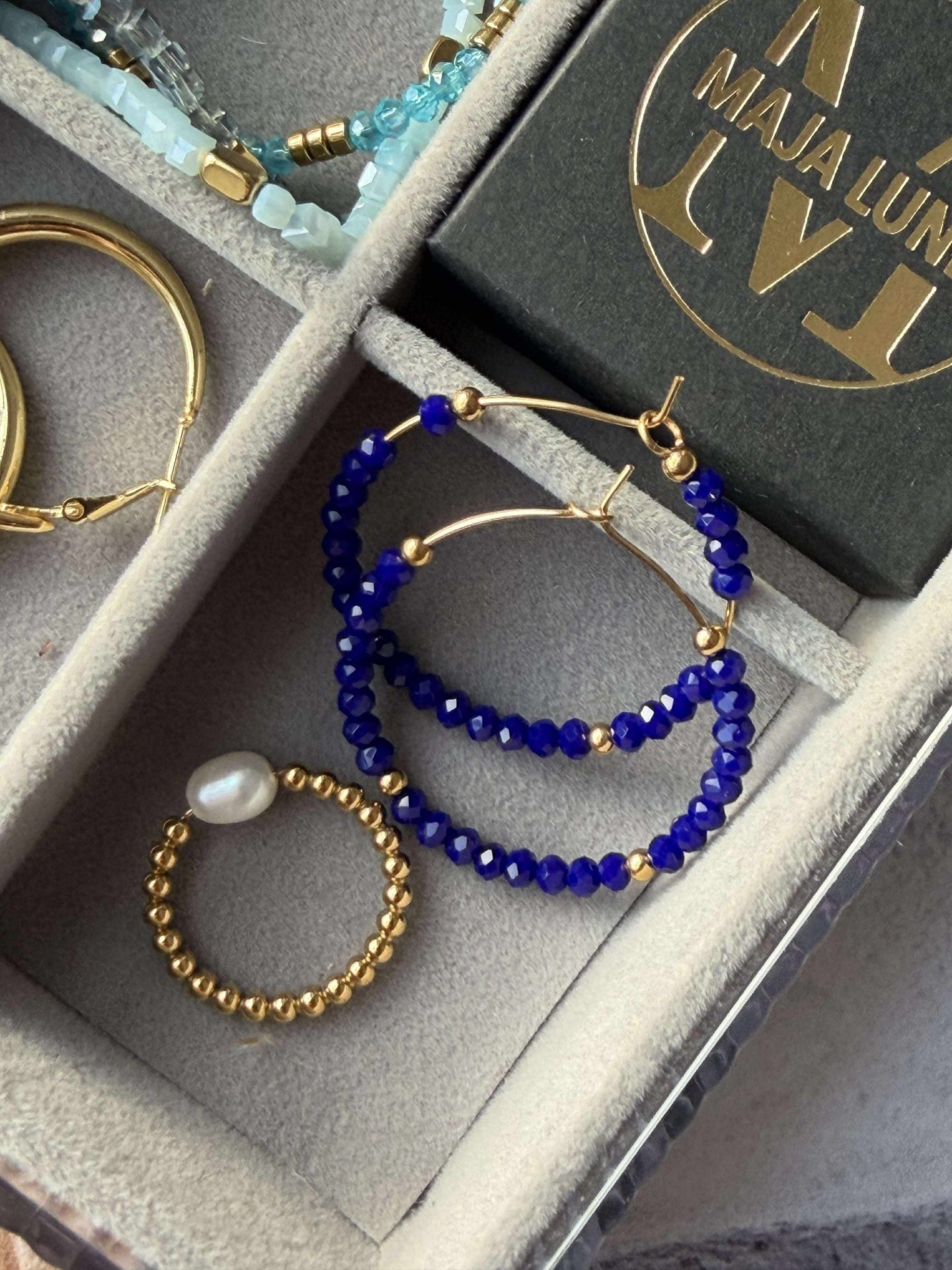 Ohrringe Merle – Royal Blue