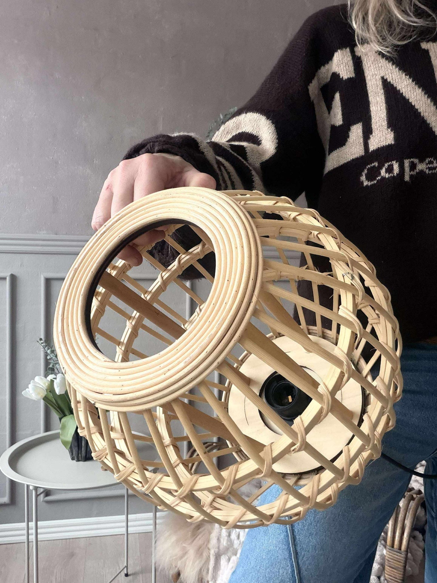 Lampe Bambus - Ø 28 cm