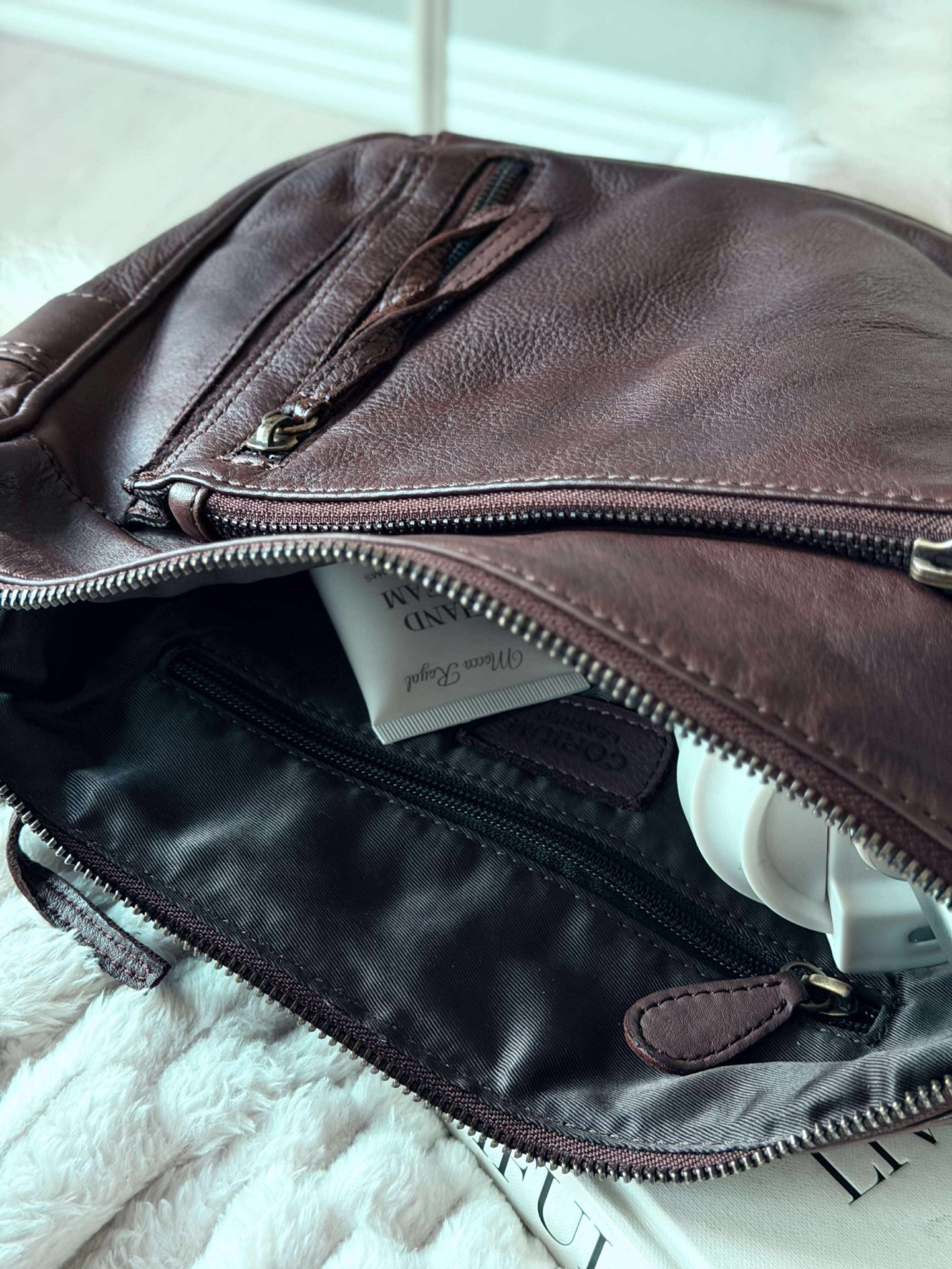 Crossbody Raw Boheme Big – Braun