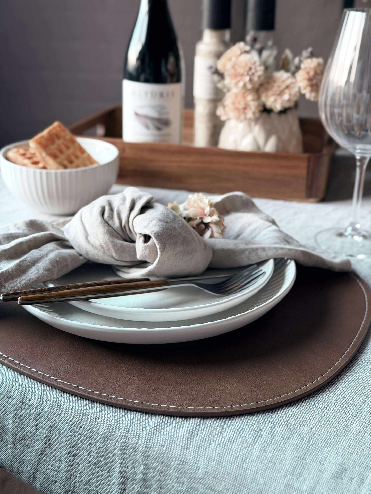 Platzset oval - Braun