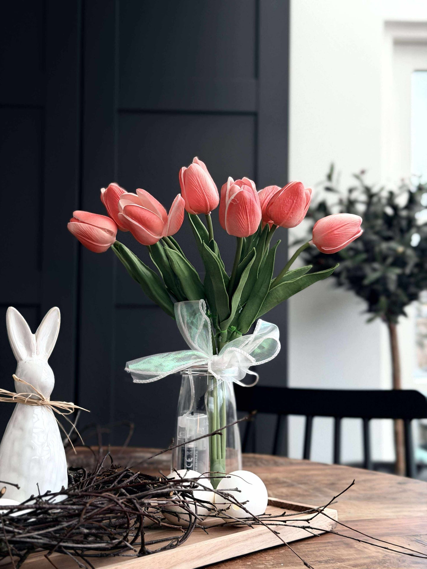 Tulpen mit Licht - Rot