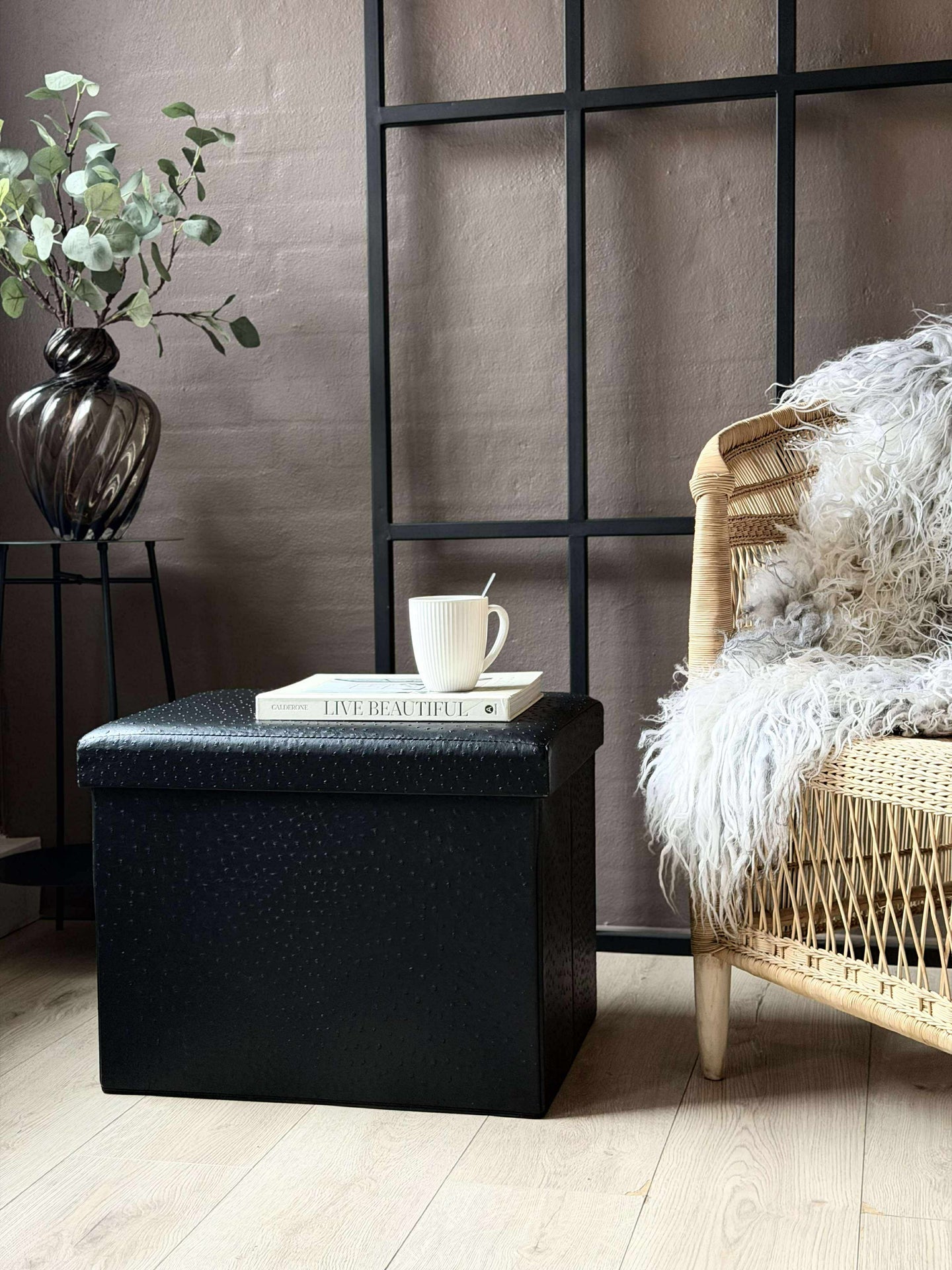 Pouf mit Stauraum - Mittel