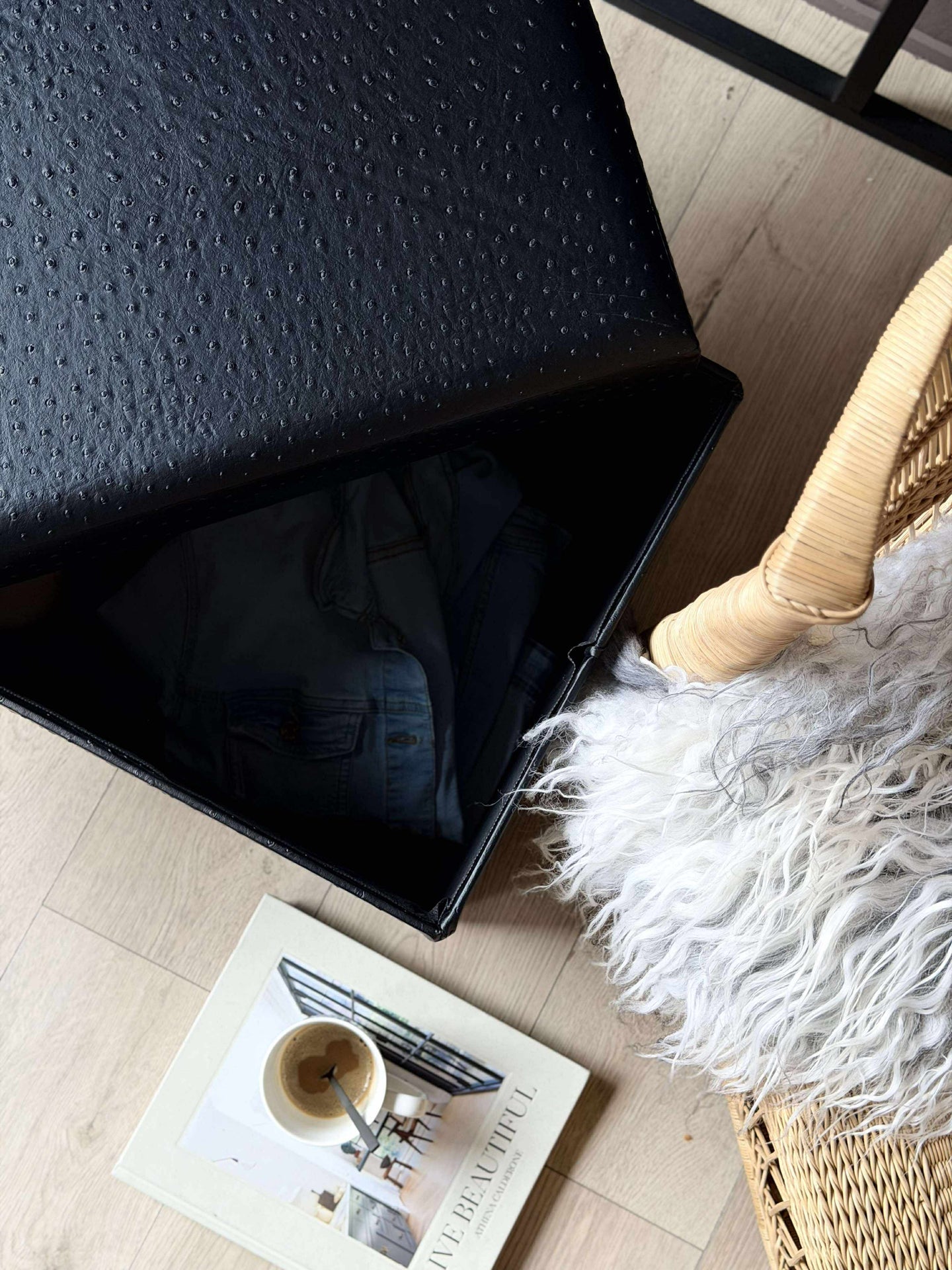Pouf mit Stauraum - Mittel