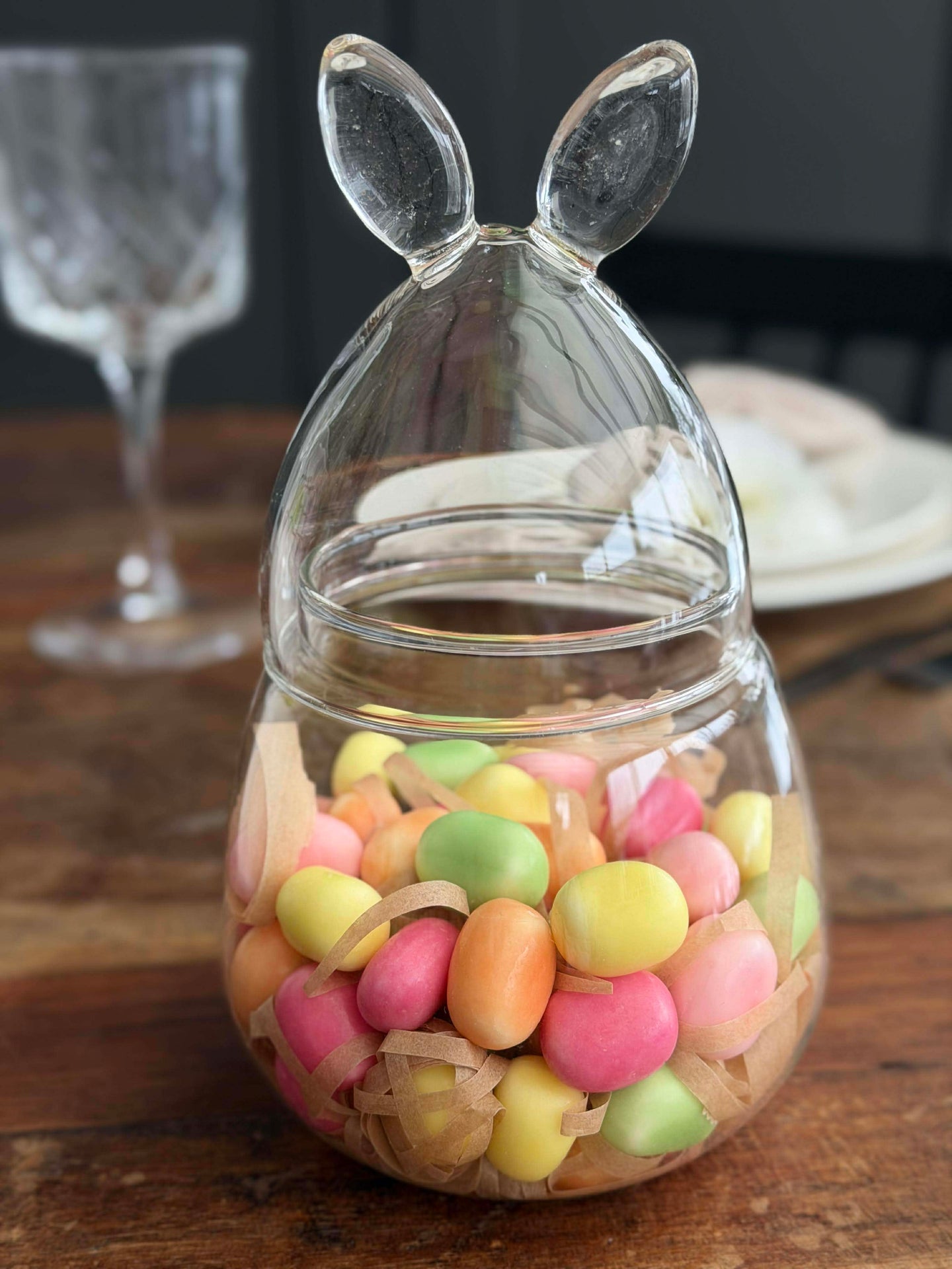 Glas-Hase