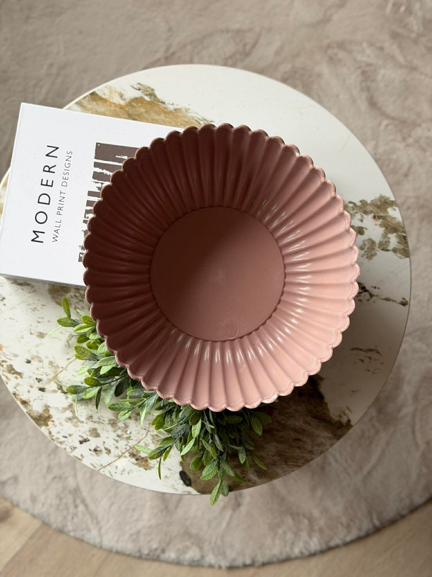 Bowl im Beton-Look - Rosa