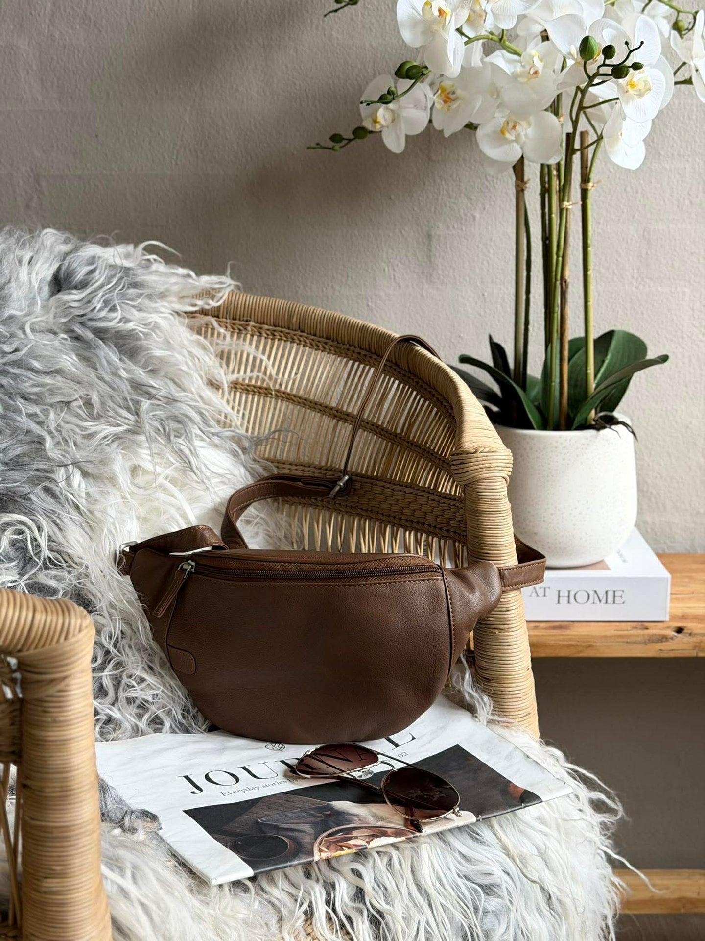 Bumbag Misse - Coffee / Silber