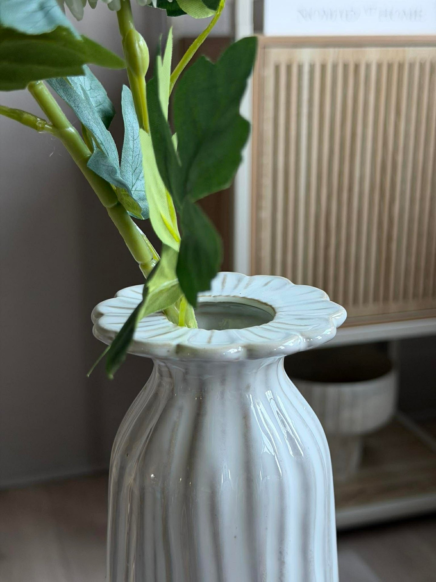 Vase flower - Weiß