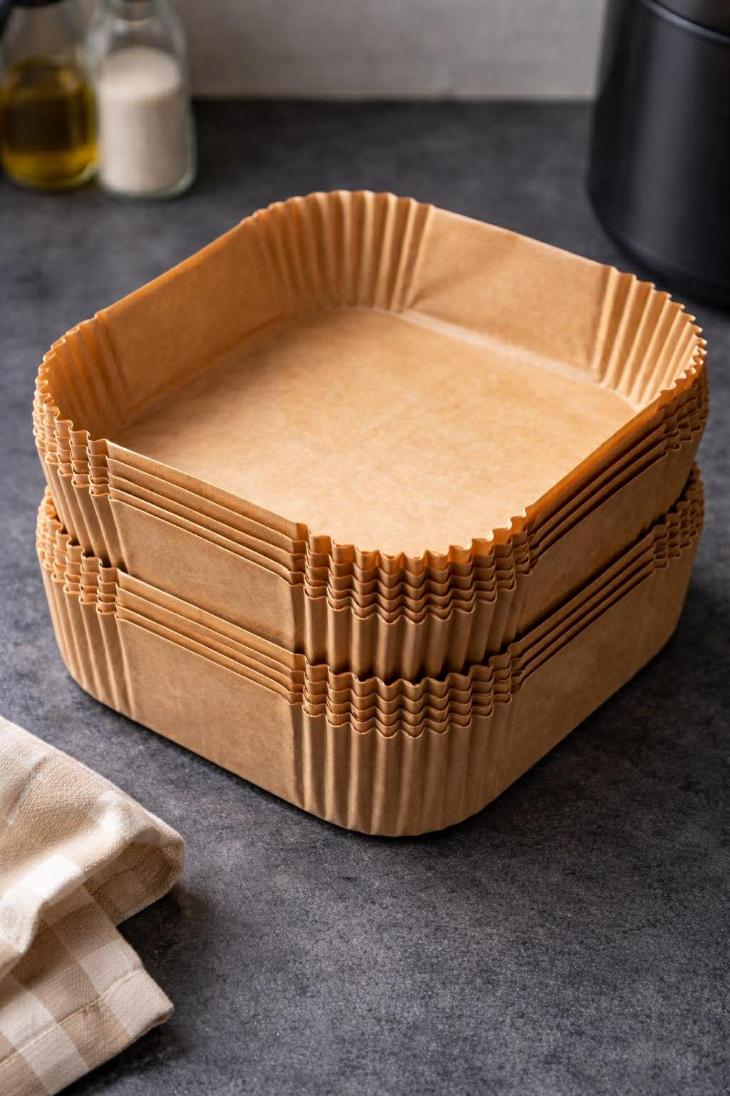Airfryer Backpapier Quadratisch - 50 Blatt