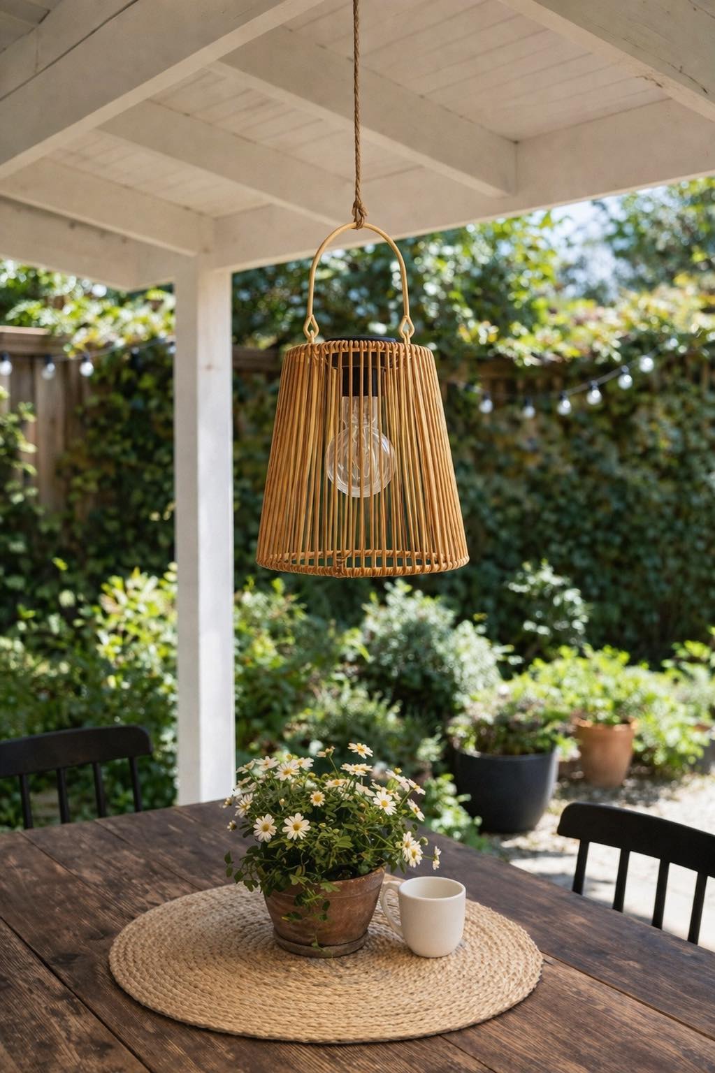 Sabbi Lampe mit Solarzellen