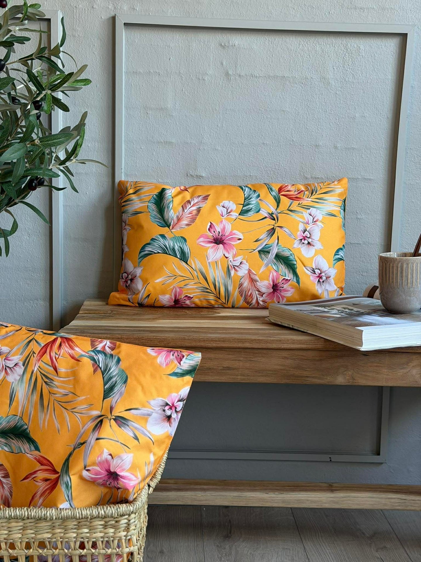 Kissen mit Füllung Bloom - mehrere Farben