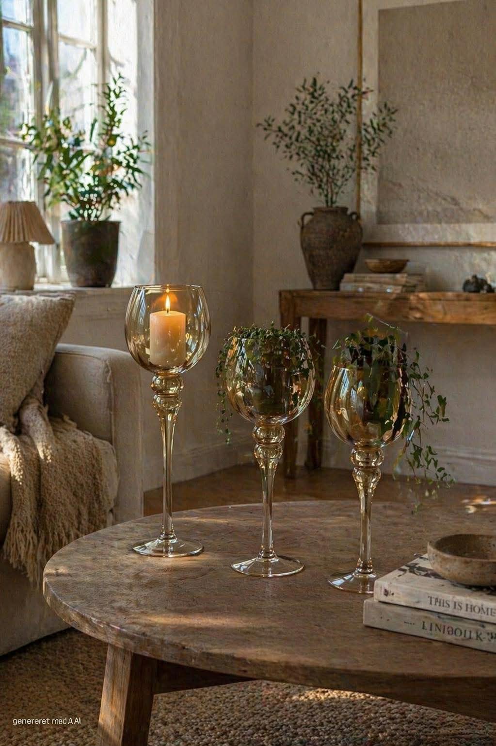 Kerzenhalter Amber - Set mit 3 Stück