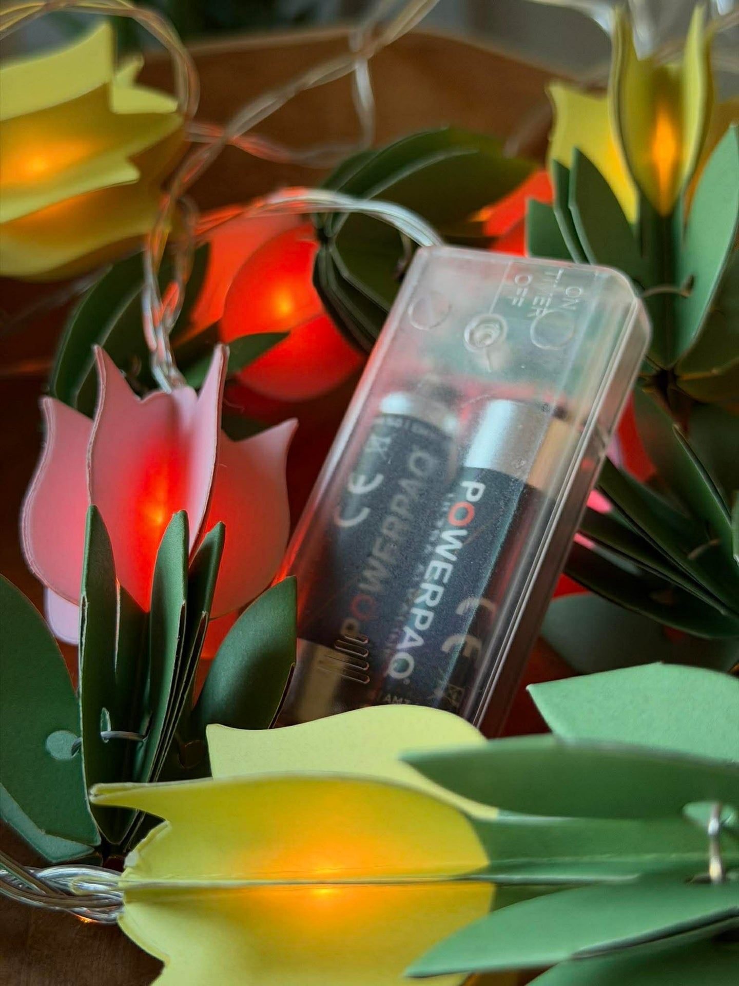 LED-Lichterkette - Blumen
