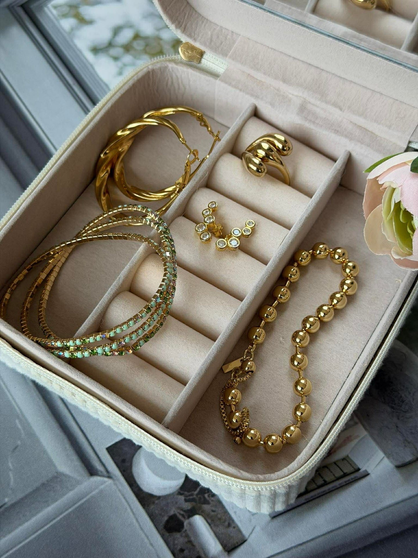 Armband Elare Set/3 - Pistazie