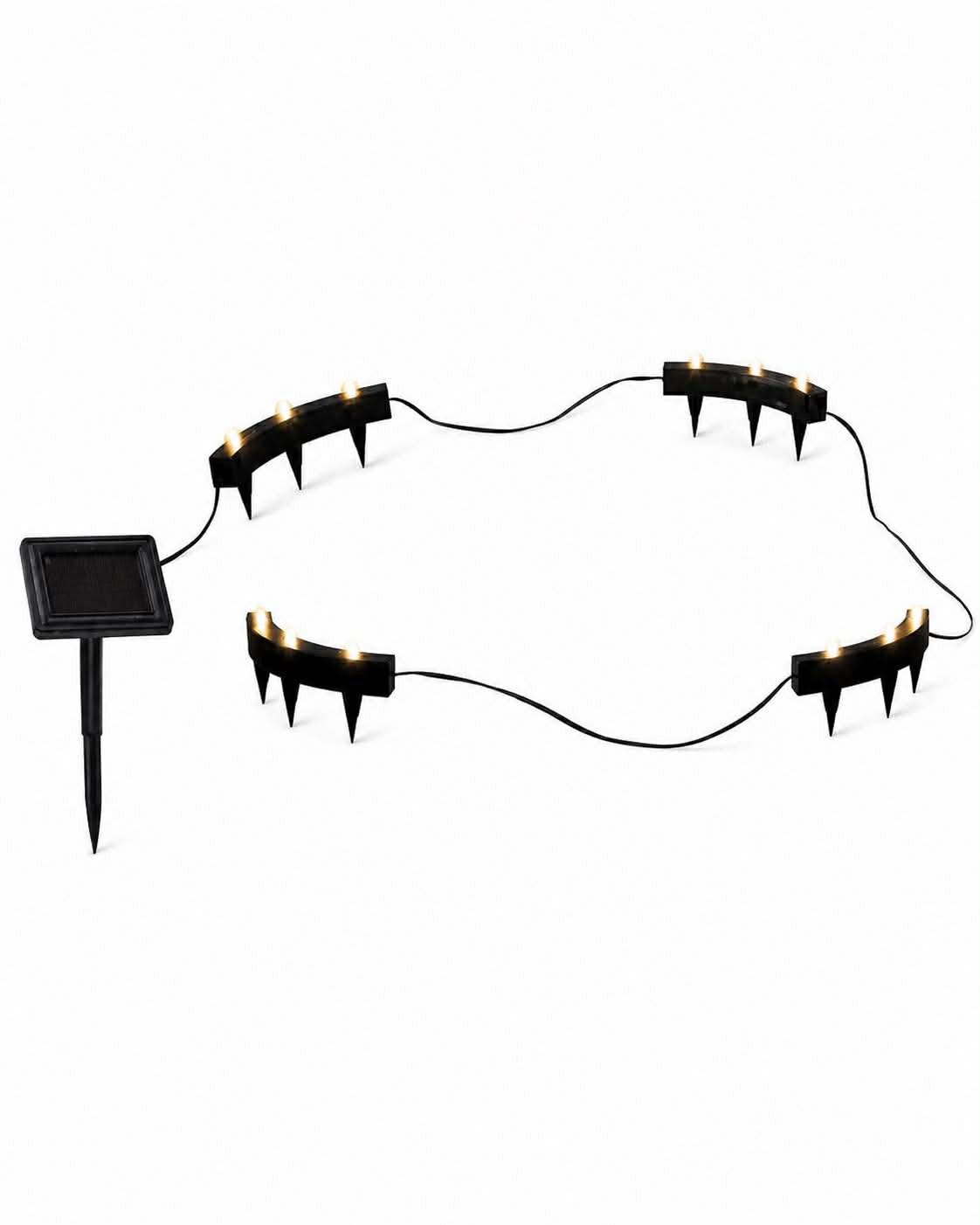 Lichterkette mit Solar - Gut für Blumentöpfe