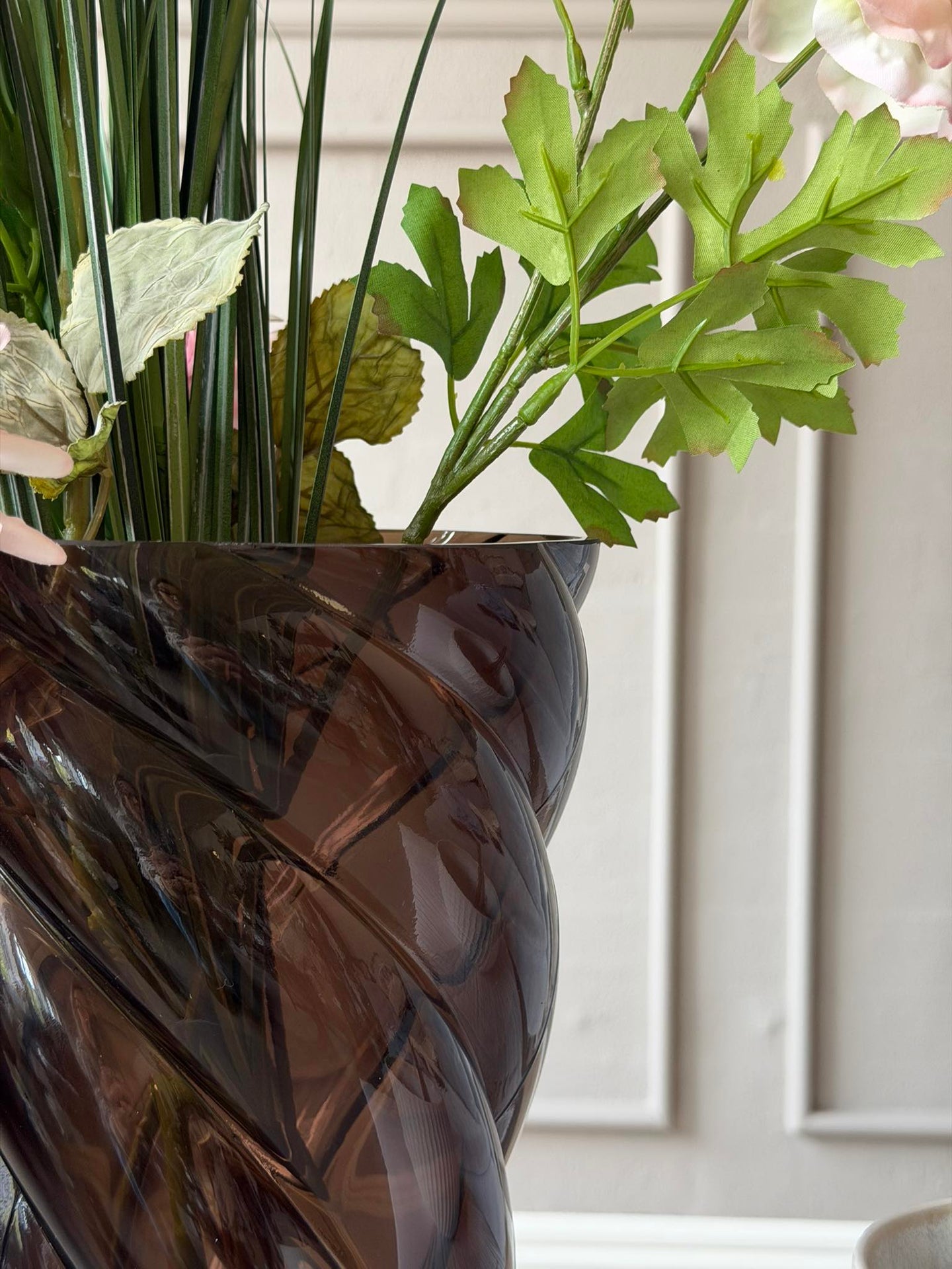 Vase Liva Braun