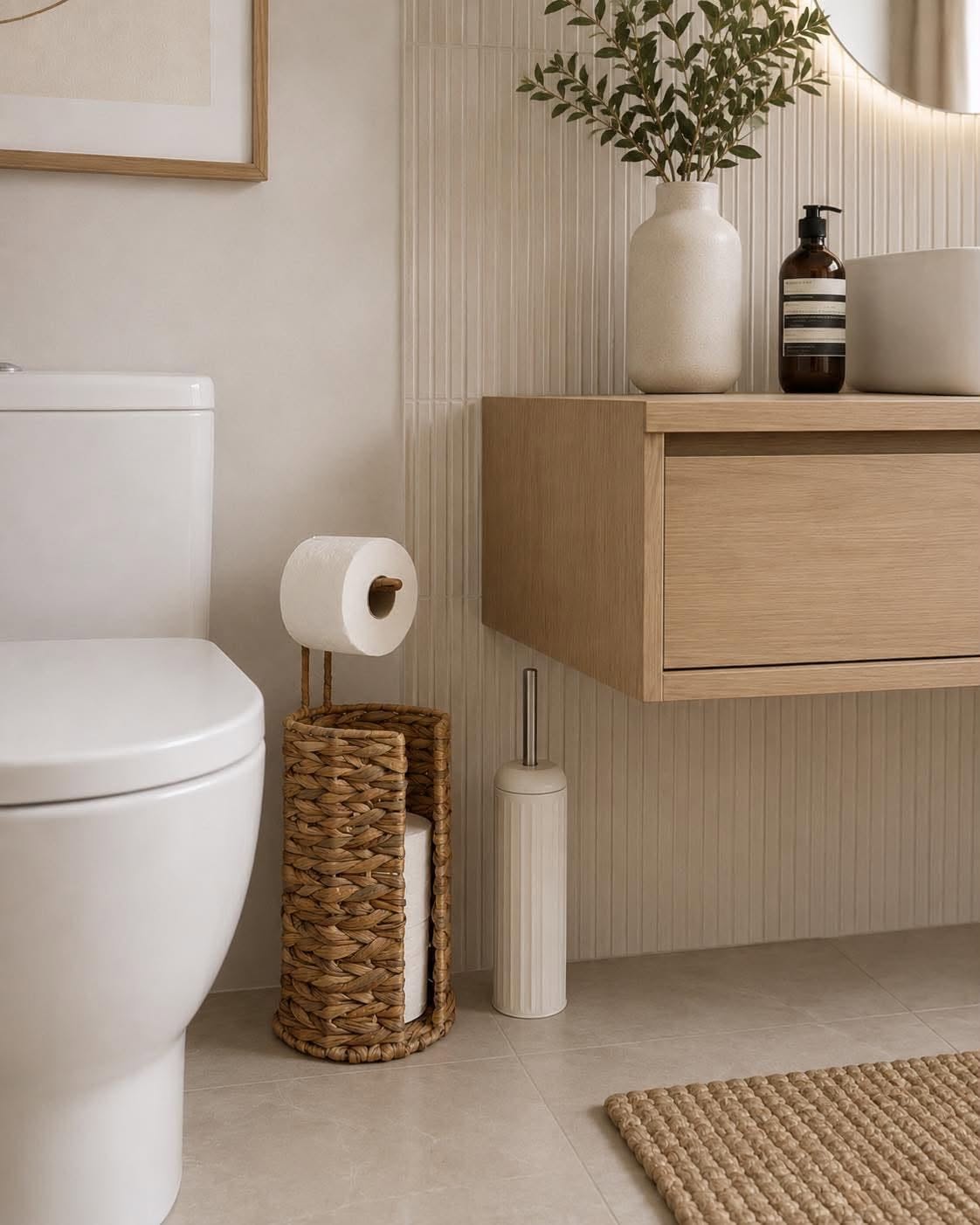 Toilettenpapierhalter – Wasserhyazinthe