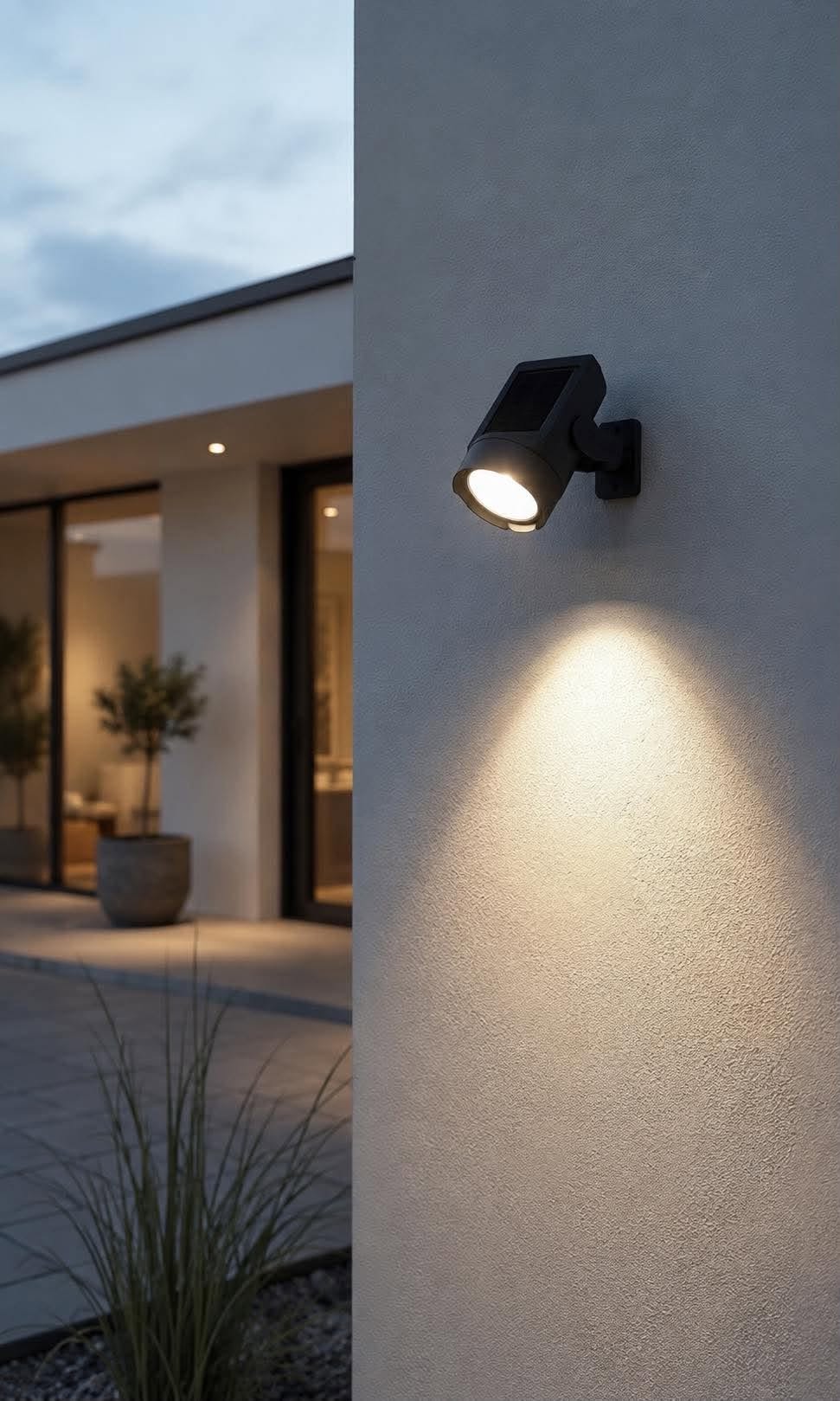 Gartenstrahler mit Solar