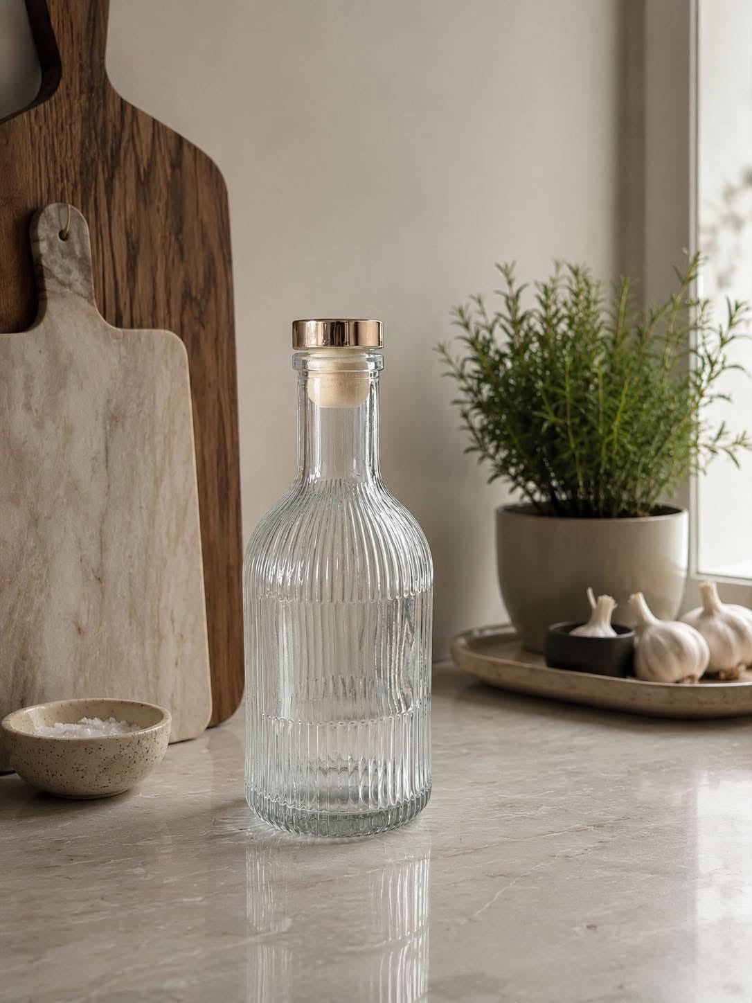 Flasche mit Metallverschluss